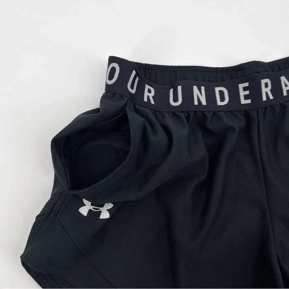 BUNDLE 4 Under Armour Women Play Up Loose Shorts Sz M Variety Pockets Logo Waist - Picture 5 of 16
